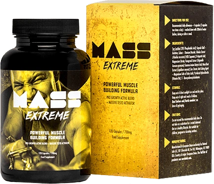 Mass Extreme: integratore avanzato per massa muscolare, forza ed energia esplosiva.